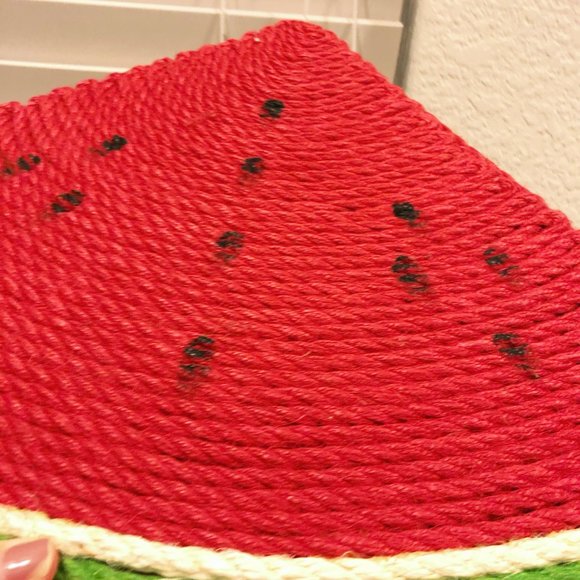 Christmas gift for your cat - Watermelon cat scratching carpet - a quarter - Picture 3 of 4